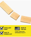 8 Inch Cedar Wood Shims 56 Pieces Per Box 120 Contractor Boxes Tapered From 3/8 To 1/16 Inch, easy to score and cut, made in USA