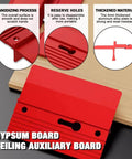 ✝️ 2 Pieces Roof Plaster Positioning & Fixing Board, Drywall Plasterboard Ceiling Auxiliary Fixing Tool shown with reserve holes