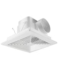 Ultra Quiet Ceiling Bathroom Exhaust Fan With 110 CFM And One Point Zero Sones For Quiet Moisture And Odor Removal Energy Saving