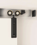 80 Inch Box Rail Sliding Barn Door Hardware Kit With Ceiling Mount For Exterior And Interior Use Heavy Duty Black Aluminum Track System