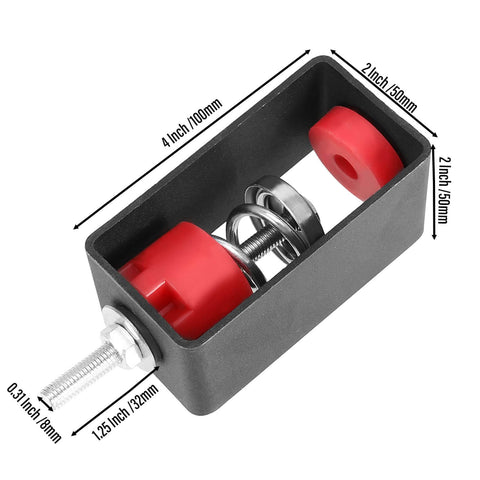 8 Pack Ceiling Spring Vibration Isolator Hangers for Studio and Home, 110 Lbs Load Capacity Anti Vibration Shock Absorber with Removable Frame