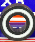FULL 6004-2RS Full Ceramic Ball Bearing, Silicon Nitride Si3N4 Races with PTFE Cage, 20x42x12mm size, front view