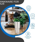 Ceramic Interior 30oz Wine Tumbler With Lid on table, ideal for home or office, featuring double wall vacuum insulated for hot/cold drinks.