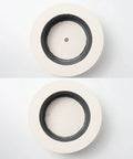 Energy Efficient Microwave Kilns For Glass Fusing And Jewelry Making, top view showing kiln interior and replaceable paper.