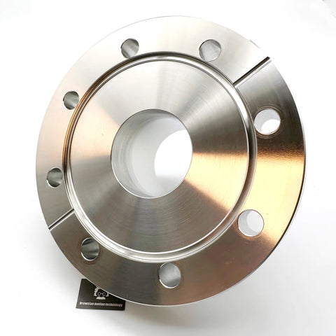 4.5 Inch CF To KF40 NW40 Hybrid Flange Adapter Reducer For High Vacuum Systems and Chambers Stainless Steel 304 with 8 through holes