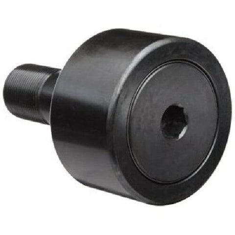Side view of CF1-3/4SB Cam Follower - an extremely fine Needle Roller Bearing 1-3/4" x 1 1/32" x 1-3/4" inch in black finish