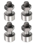 Beefed Up Heavy Duty Cam Follower Track Roller Bearings CF12 KR30 4 Piece Set 30mm Roller for Machine Tools and 3D Printers