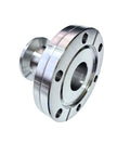 CF 2.75 Inch To KF25 Vacuum Flange Adapter Reducer Stainless Steel 304 Conflat To KF25 Hybrid Converter, side view image
