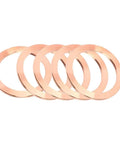 CF35 copper gasket for vacuum systems, 5 pack precision gaskets