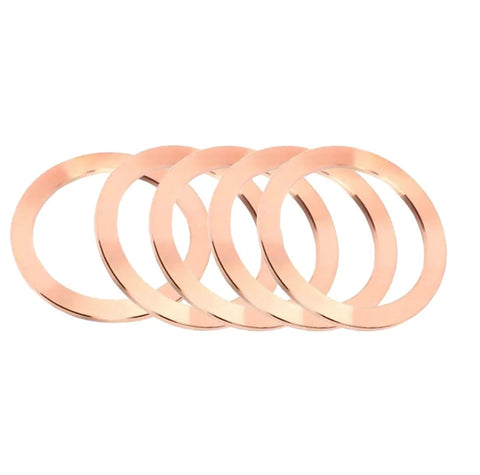 CF35 copper gasket for vacuum systems, 5 pack precision gaskets