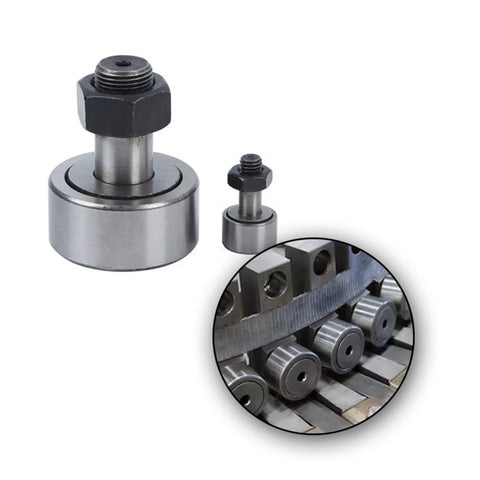 2pcs CF8 KR19 Cam Follower Needle Roller Bearing With M8x1.25mm Male Thread shown in machine setup