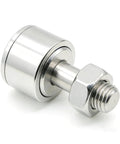 CF8 Stainless Steel Cam Follower Needle Roller Bearing KR19 Miniature Cam Follower 8x19x32.2mm close-up view