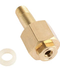CGA-320 Brass Regulator Nut And Nipple With Washer For CO2 Gas Regulator Inlet Fittings Repair Part Heat Resistant And Anti Leak