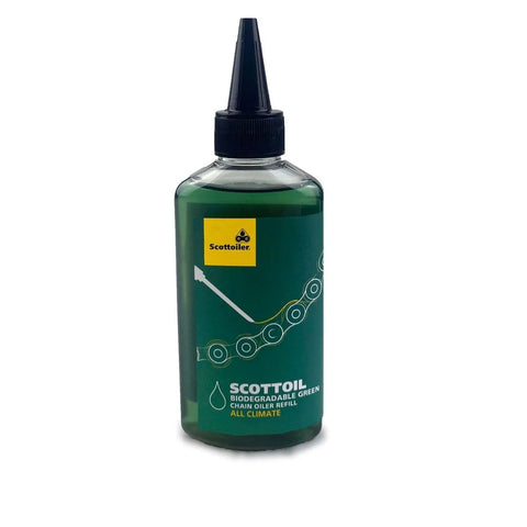 4.2 Fl Oz Biodegradable Green Refill for Micro System Automatic Motorcycle Chain Lubrication Kit With Scorpion Dual Injector
