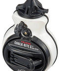 Rugged chalk box with extra bold 1mm line and five-gear retrieval, front view of Chalk-Rite II, designed for precise layouts.