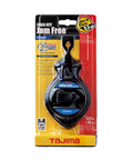 Chalk Line Box with ultra-thin 0.5mm line and jam-free performance, featuring five-gear quick retrieval, ABS case, front view.