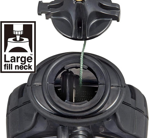 Chalk Line Box with ultra-thin 0.5mm line and jam-free performance features large fill neck and durable ABS case close-up