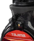 Close-up of Chalk Line Jam Free Special Edition with extra bold 1mm line and five gear quick retrieval for construction use.
