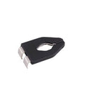 End Hook Replacement TAJ-EH09 for Chalk-Rite Chalk Boxes shown in black and silver, designed for quick and secure fit in chalk boxes.