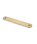 Champagne Bronze Cabinet Backplates For Pull Handles 10 Pack 128mm Center To Center Hole Spacing 5 Inch Mounting Durable Solid Metal Back Plates