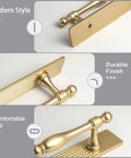 Champagne Bronze Cabinet Pulls With Backplates Modern Zinc Alloy Drawer Handles For Kitchen And Bedroom, durable finish shown
