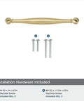 10 Pack 5 Inch Center Hole Champagne Bronze Cabinet Pulls with included screws, solid heavy duty handles for cabinets and dressers.