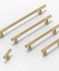10 Pack Champagne Bronze Cabinet Pulls 5 Inch 128mm Honey Bronze Kitchen Cabinet Handles Solid Zinc Construction Heavy Duty