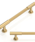 10 Pack Champagne Bronze Cabinet Pulls 5 Inch 128mm Honey Bronze Kitchen Cabinet Handles Solid Zinc Construction Heavy Duty