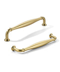 10 Pack 5 Inch Center Hole Champagne Bronze Cabinet Pulls Solid Heavy Duty Traditional Handles For Bathroom Dressers Drawers And Cabinets