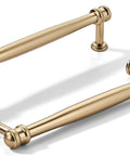 10 Pack 5 Inch Center Hole Champagne Bronze And Honey Bronze Cabinet Pulls Solid Heavy Duty Traditional Kitchen Cabinet Handles
