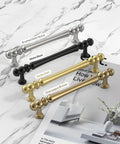 Champagne Bronze Cabinet Pulls 10 Pack 5 Inch Center To Center 128 Mm alongside nickel, black, gold drawer handles on marble surface
