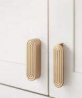 Champagne Bronze Cabinet Pulls 3 Inch Hole Center Circle Drawer Handles Zinc Alloy Hardware for cabinets dressers bathrooms 10 pack