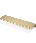 10 Pack 8 Inch Hole Center Champagne Bronze Finger Edge Pulls In Solid Zinc for Furniture