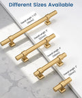 10 Pack 2.5 Inch Gold Cabinet Drawer Pulls Champagne Gold Modern Handles For Kitchen Cabinets Cupboards Bathrooms Dressers