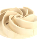 Champion - Moyer Diebel 0512345 Impeller, beige plastic OEM replacement part for commercial dishwashers, top view.