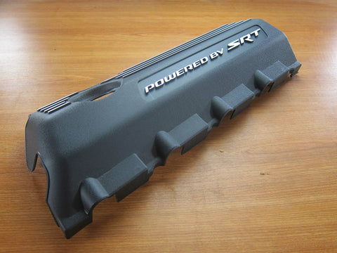 Charger And Challenger Left Side Engine Cover With SRT Badge Genuine Mopar OEM Replacement Part For Engine Bay Direct Fit