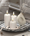 Black And White Checkered Round Lazy Susan Turntable With Iron Frame And 13 Inch Wooden Tabletop Kitchen Organizer for decor display