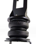 Premium air spring kit delivers up to 7500 lbs leveling, adjustable 5 to 100 psi for precise ride height, front view