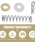Transmission Shift Rod Linkage Repair Kit for 67 to 88 Chevrolet Models, Keeps Shifts Smooth and Solid, Includes Spring, Bushing, Washer and Pin Clip