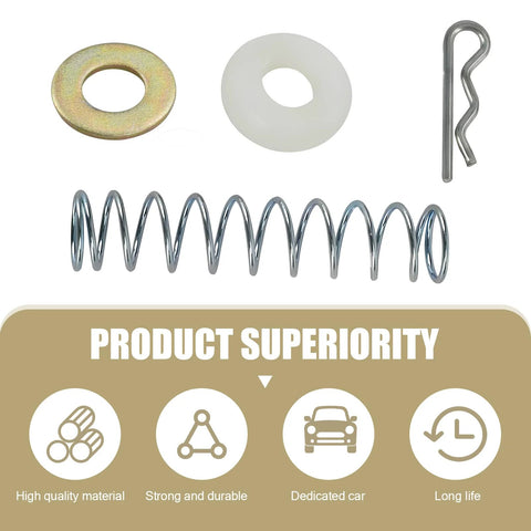 Transmission Shift Rod Linkage Repair Kit for 67 to 88 Chevrolet Models, Keeps Shifts Smooth and Solid, Includes Spring, Bushing, Washer and Pin Clip