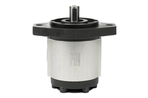 Front view of Chief Group 3 Gear Pump (3PG) - 51.0 CC, 7/8" Key Shaft, SAE-B 2-Bolt Mount, SAE-20/16 Ports, CCW Rotation.