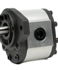 Front view of Chief Group 3 Gear Pump (3PG) - 51.0 CC, 7/8" Key Shaft, SAE-B 2-Bolt Mount, SAE-20/16 Ports, CCW Rotation.