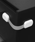 Eight Pack Child Safety Locks Use 3M Adhesive No Screws Or Magnets For Cabinets Drawers Ovens And Toilet Seats Quickly Installable