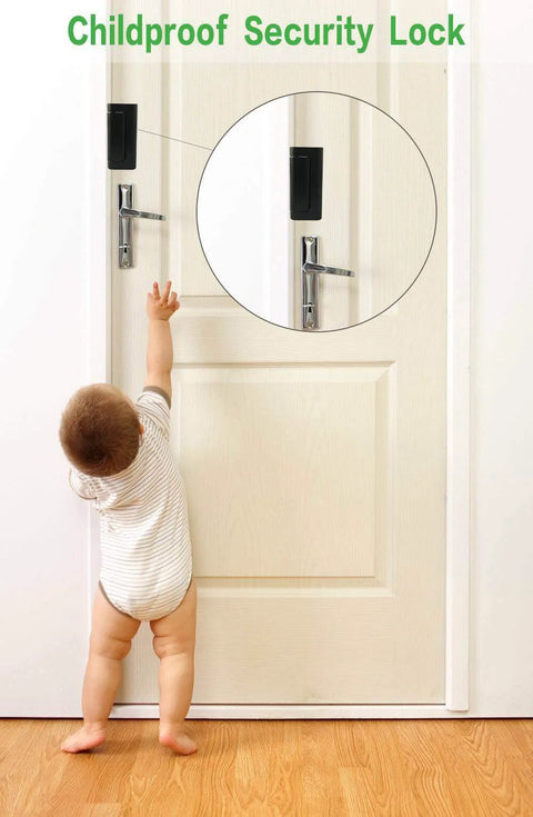 Two Pack Door Reinforcement Locks add security by reinforcing entry doors against forced openings, withstand up to 800 lbs