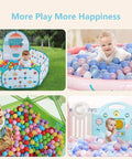 Babies playing in ball pits with Balls for Ball Pit Pack of 50 - BPA Free, Crush Proof Plastic Balls, 2.15 Inch.