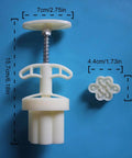 Hand Pressed Chinese Knot Cookie Molds For Flexible Plastic Pastries And Desserts 3D Pattern Baking Mold High Temperature Resistant
