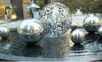 Christmas Decoration 7" Inch Stainless Steel Mirror Shiny Ball - VXB Ball Bearings