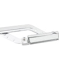 Chrome-plated cabinet door hinge with adjustable hydraulic buffer, vertical swing lift up 7.72-8.82 lbs capacity, iron material