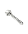 Chrome adjustable wrench from 180 Piece Professional Tool Set in Tool Storage Case - CTK180, ideal for versatile repairs.