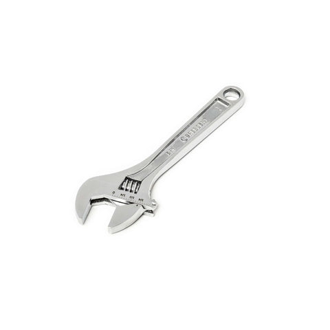 Chrome adjustable wrench from 180 Piece Professional Tool Set in Tool Storage Case - CTK180
